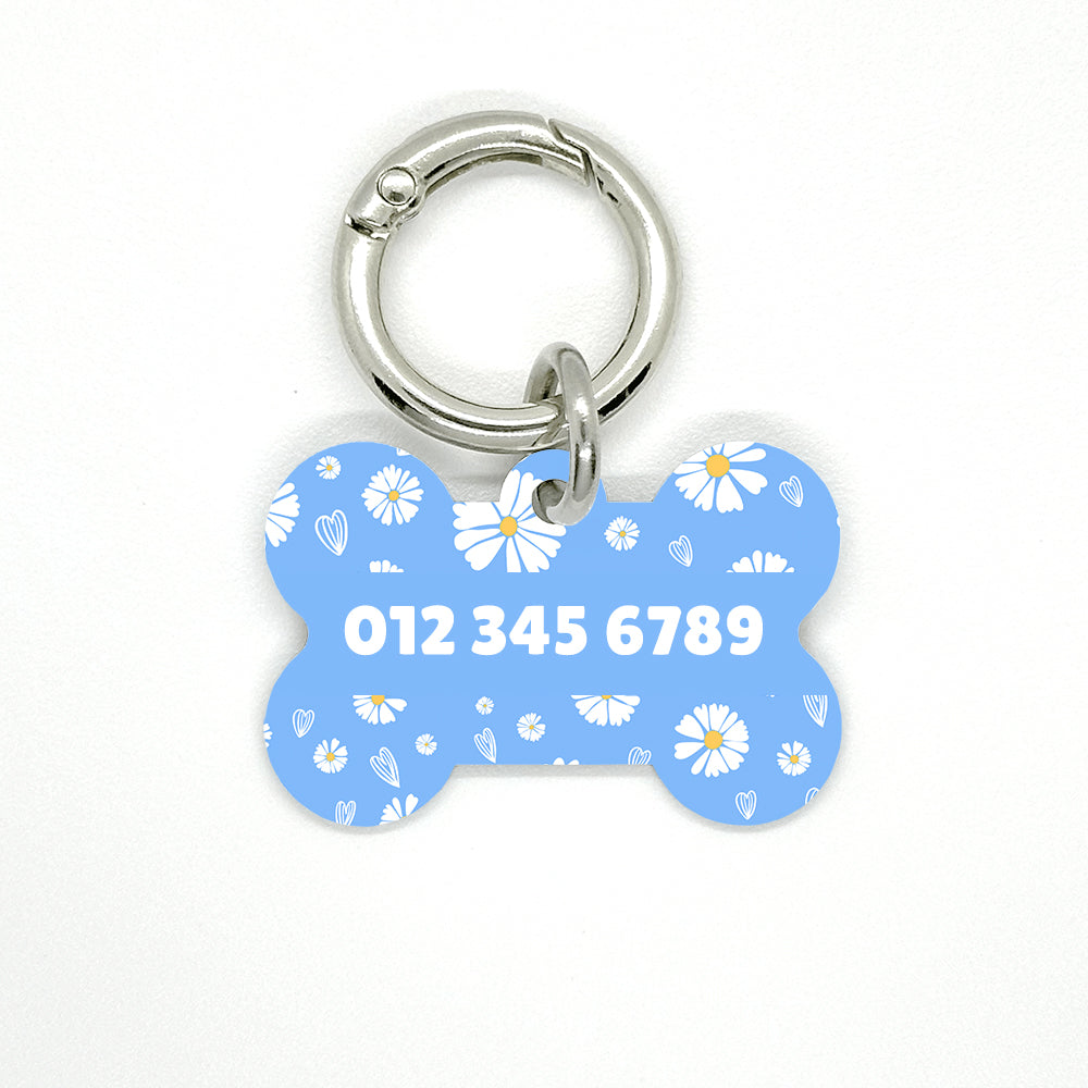Blue Daisy Pet ID Tag - DogMe