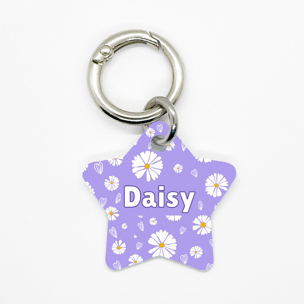 Purple Daisy Pet ID Tag - DogMe