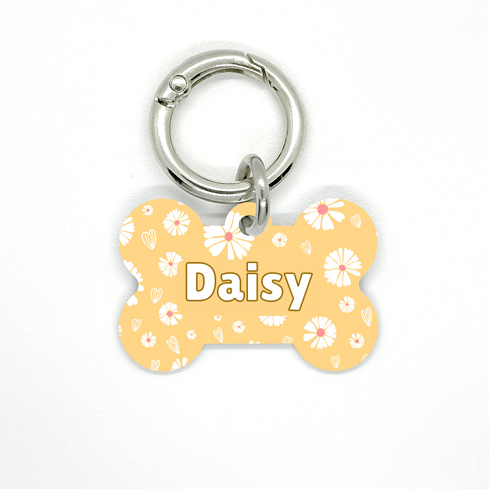 Yellow Daisy Pet ID Tag - DogMe