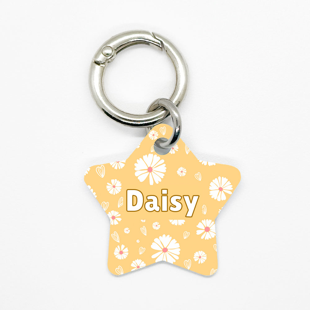 Yellow Daisy Pet ID Tag - DogMe