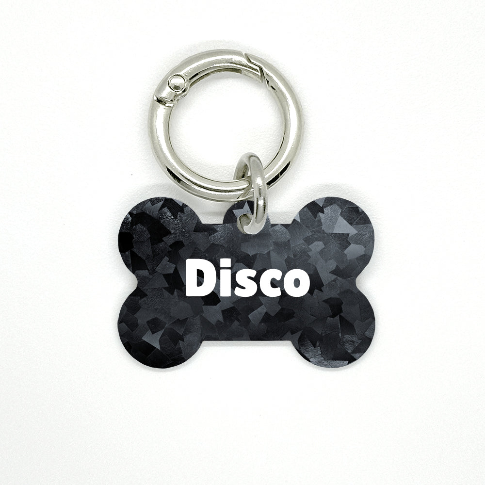 Black Disco Pet ID Tag - DogMe