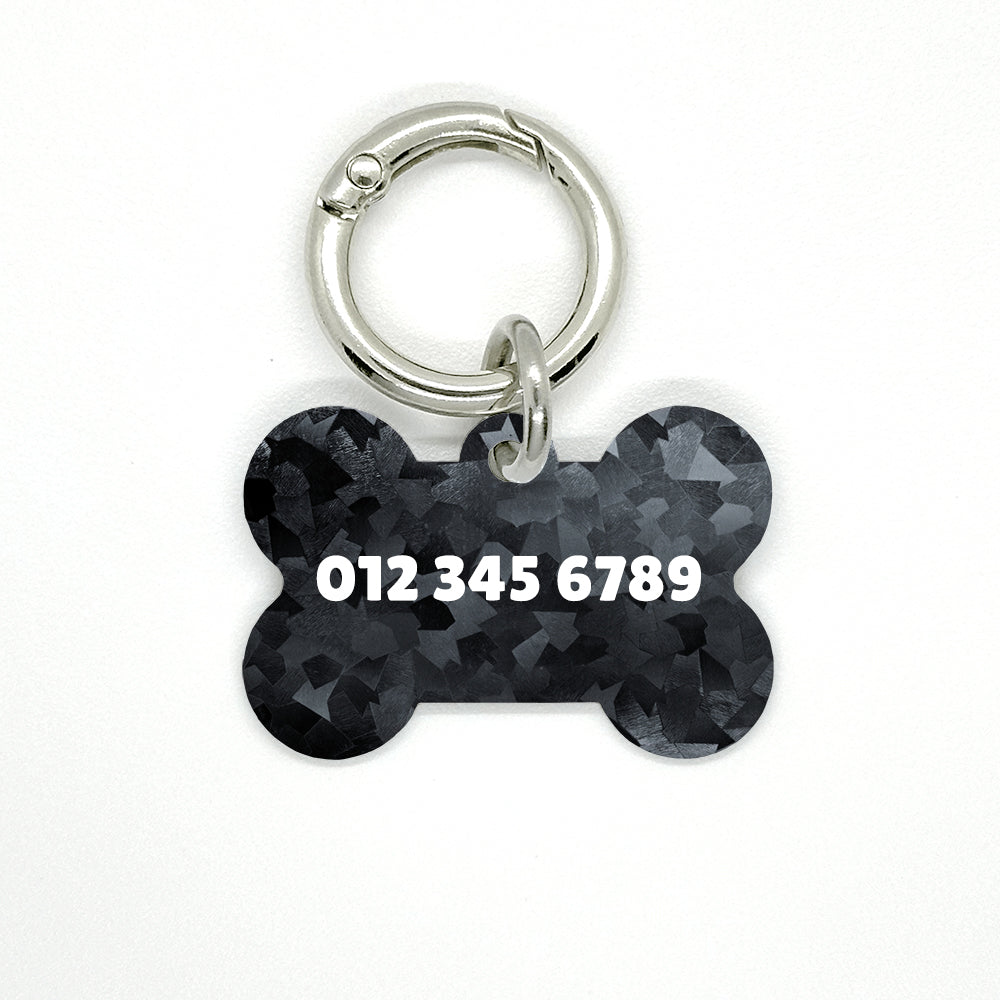 Black Disco Pet ID Tag - DogMe