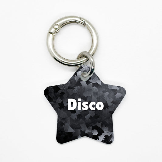 Black Disco Pet ID Tag - DogMe