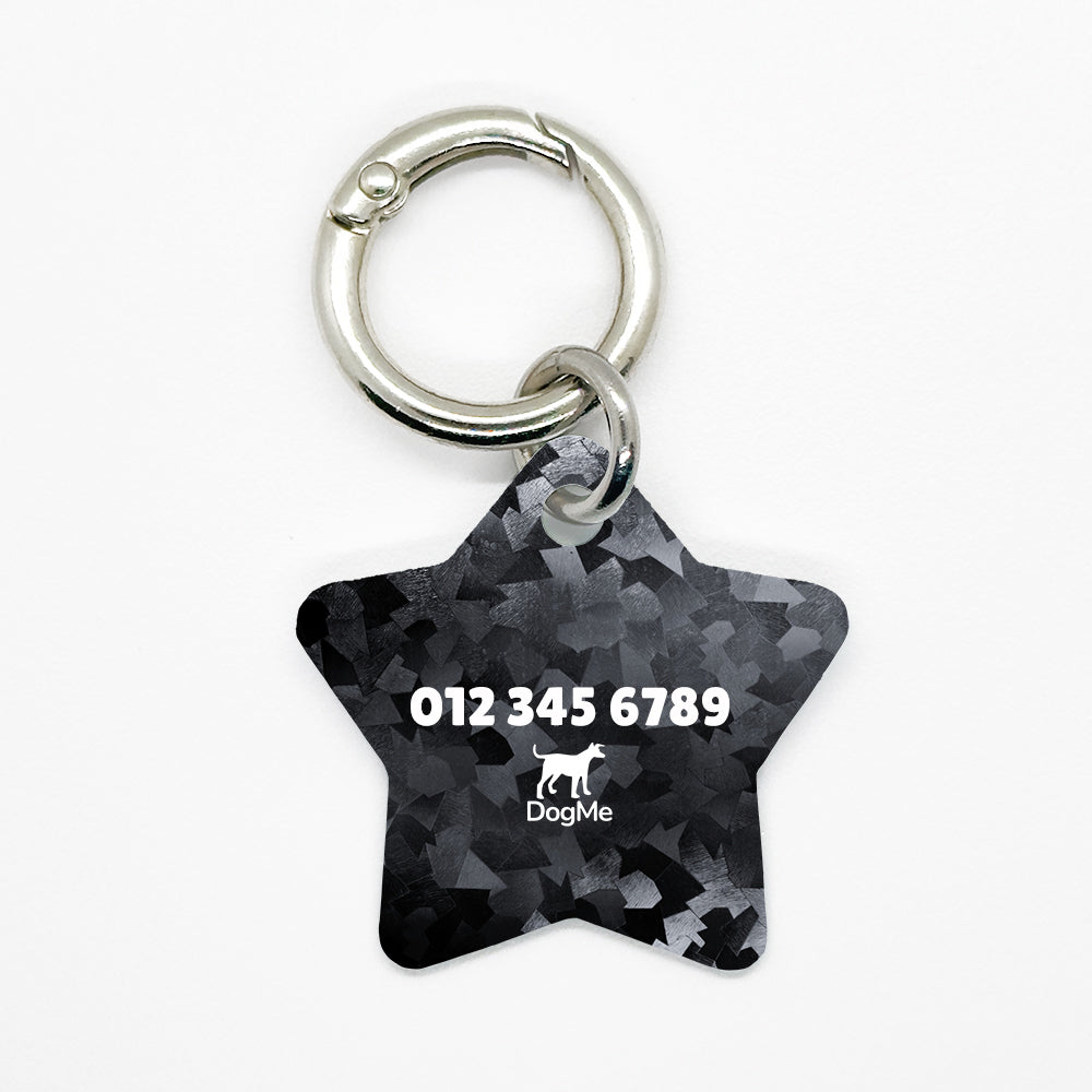 Black Disco Pet ID Tag - DogMe