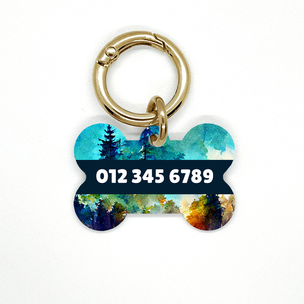 Forest Pet ID Tag