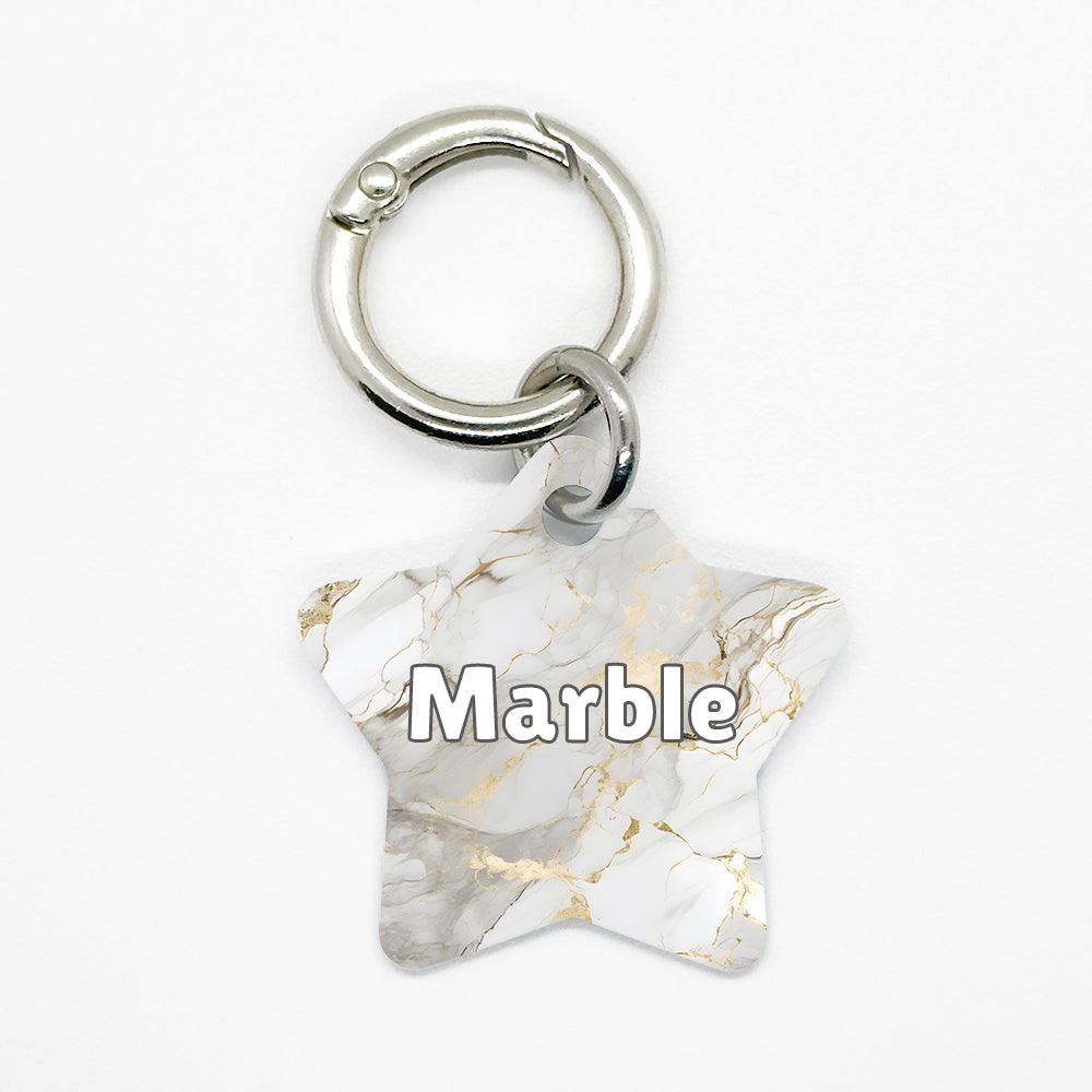 Grey Marble Pet ID Tag - DogMe