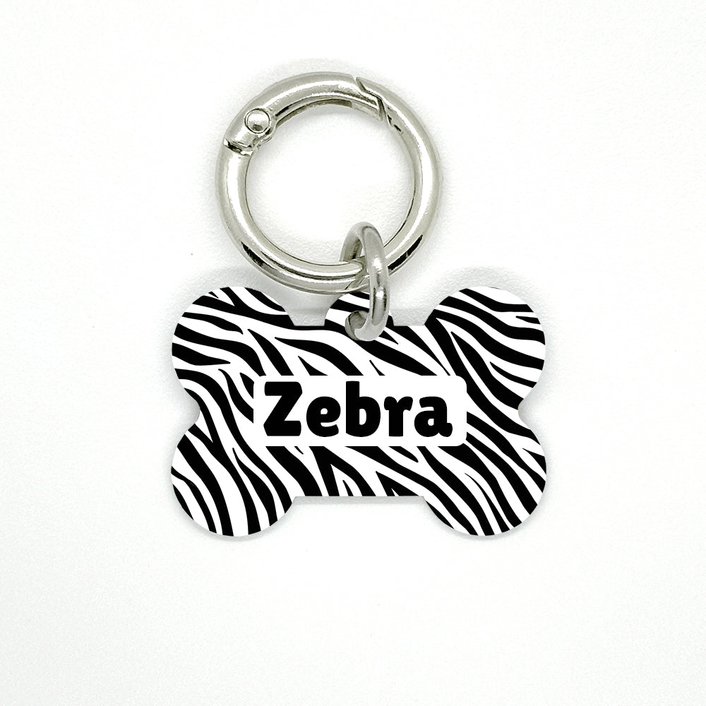 Zebra Pet ID Tag - DogMe