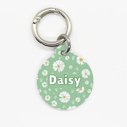 Green Daisy Pet ID Tag - DogMe