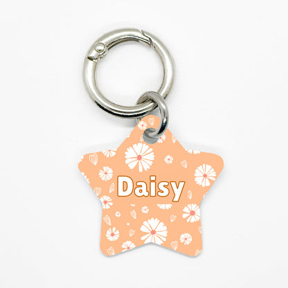 Orange Daisy Pet ID Tag - DogMe
