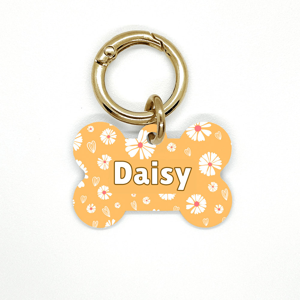 Yellow Daisy Pet ID Tag