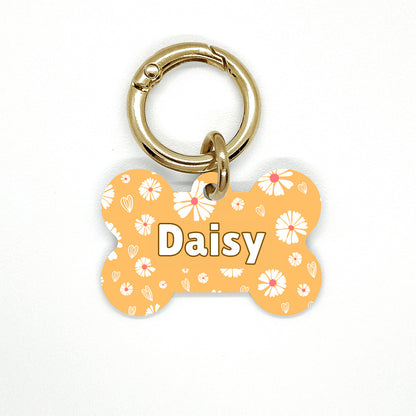 Yellow Daisy Pet ID Tag