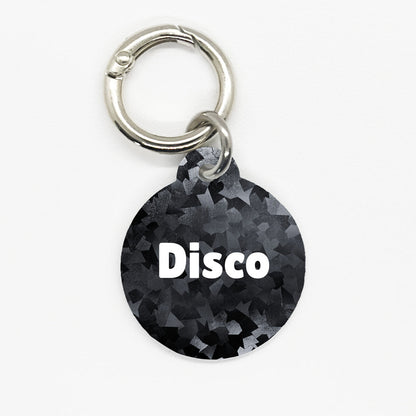 Black Disco Pet ID Tag - DogMe