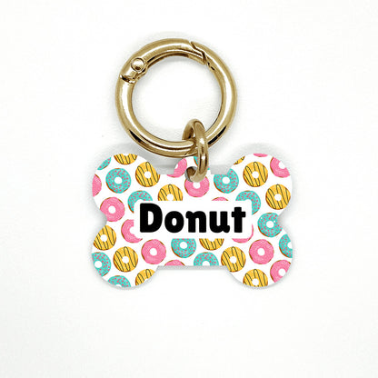 Donut Pet ID Tag