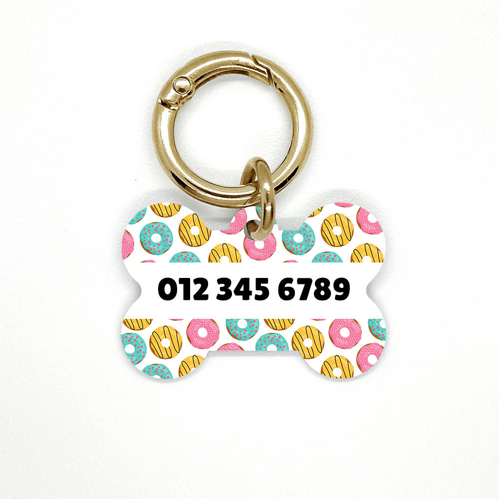 Donut Pet ID Tag