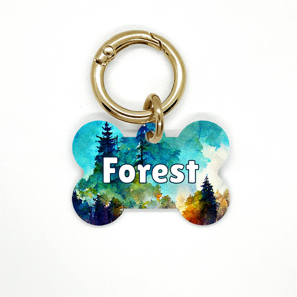 Forest Pet ID Tag