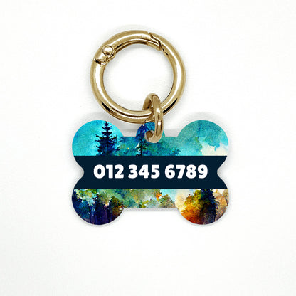 Forest Pet ID Tag