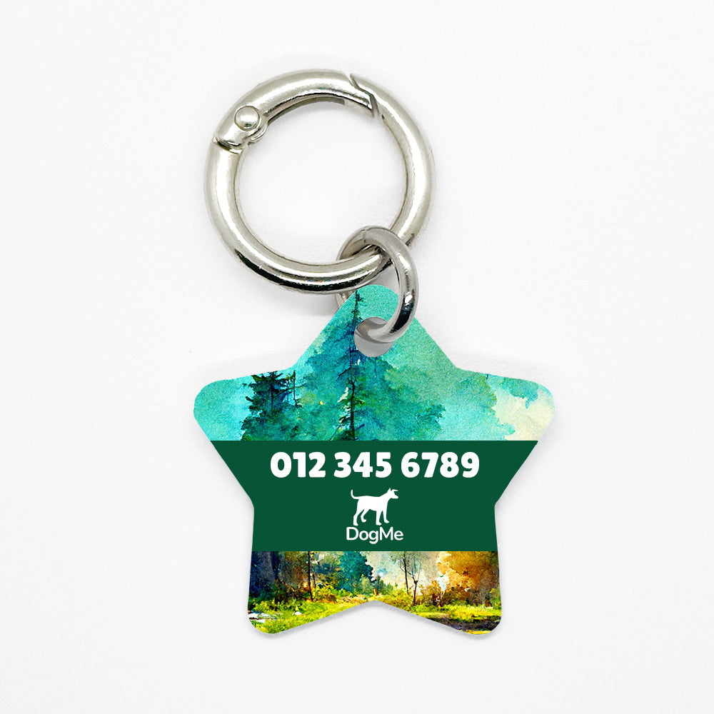 Forest Pet ID Tag - DogMe