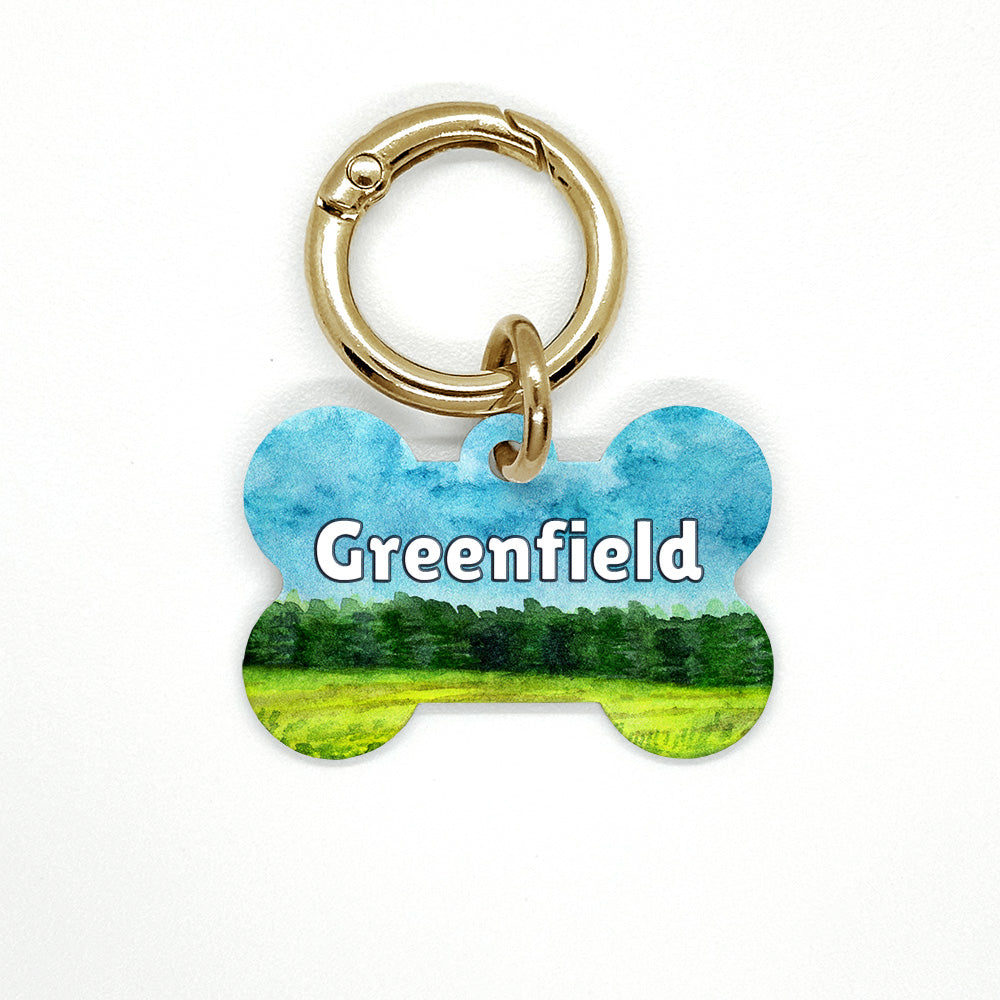Greenfield Pet ID Tag
