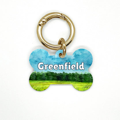 Greenfield Pet ID Tag