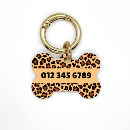 Leopard Pet ID Tag