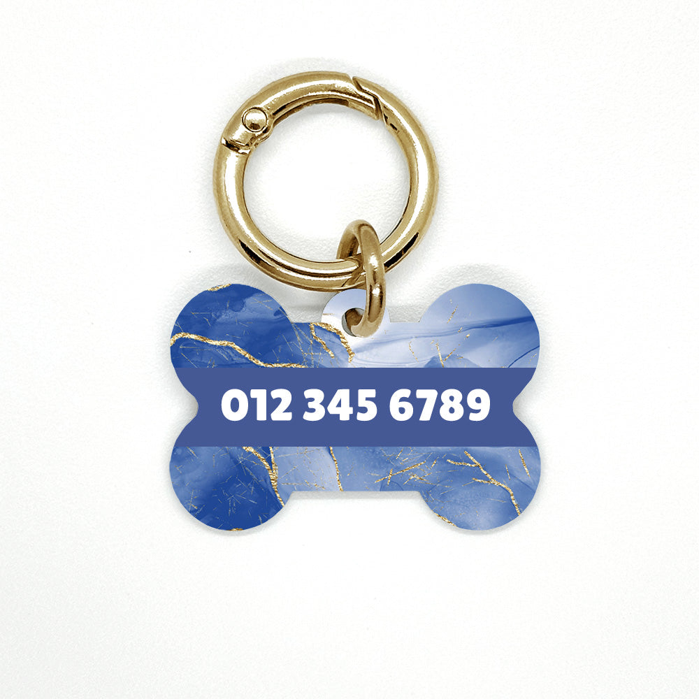 Blue Marble Pet ID Tag