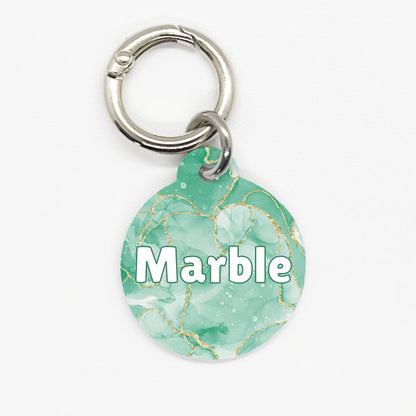 Green Marble Pet ID Tag - DogMe