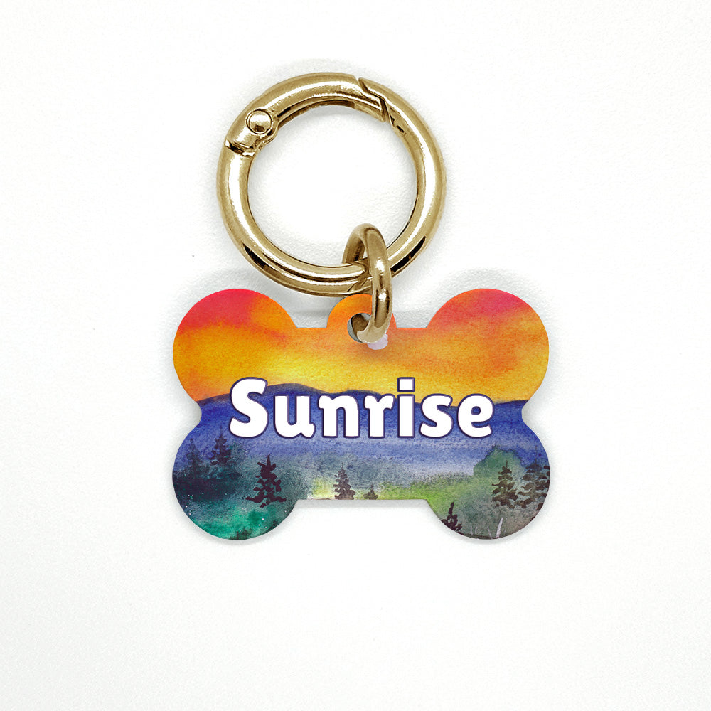 Sunrise Pet ID Tag