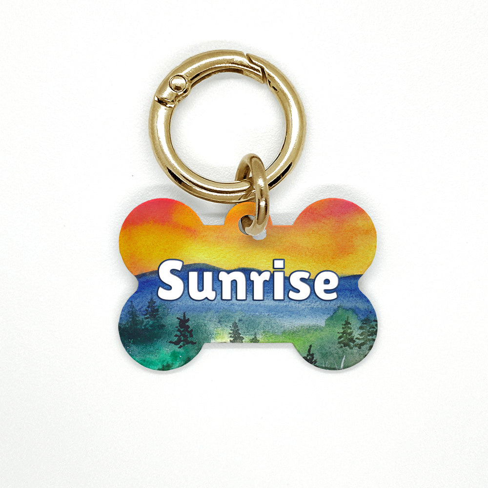 Sunrise Pet ID Tag