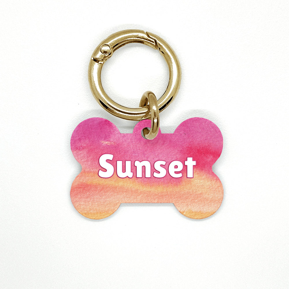 Sunset Pet ID Tag