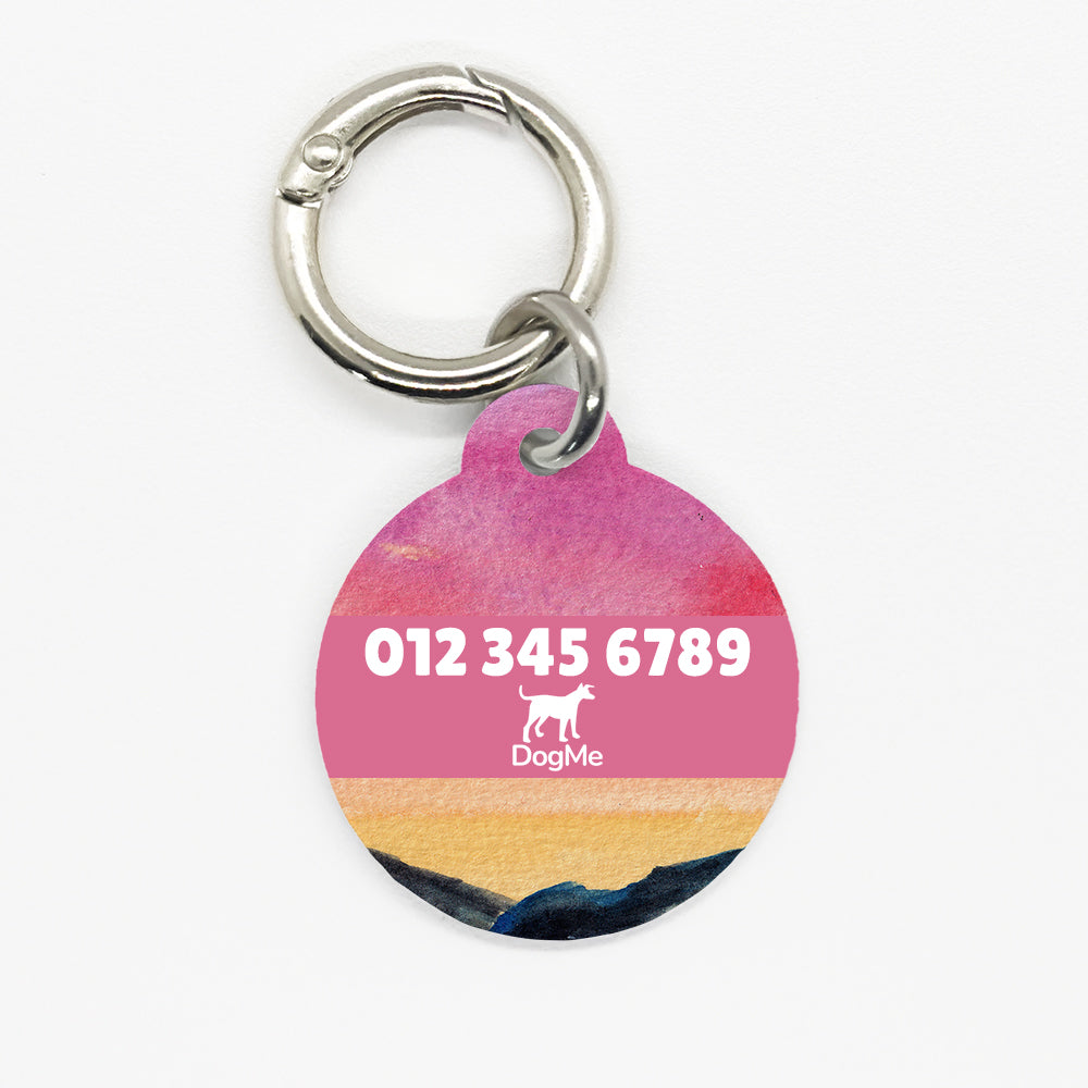 Sunset Pet ID Tag - DogMe